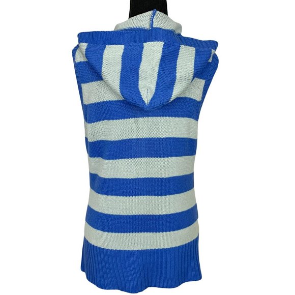 2/$10 - Striped Hooded Knit Sweater Vest - Picture 5 of 6